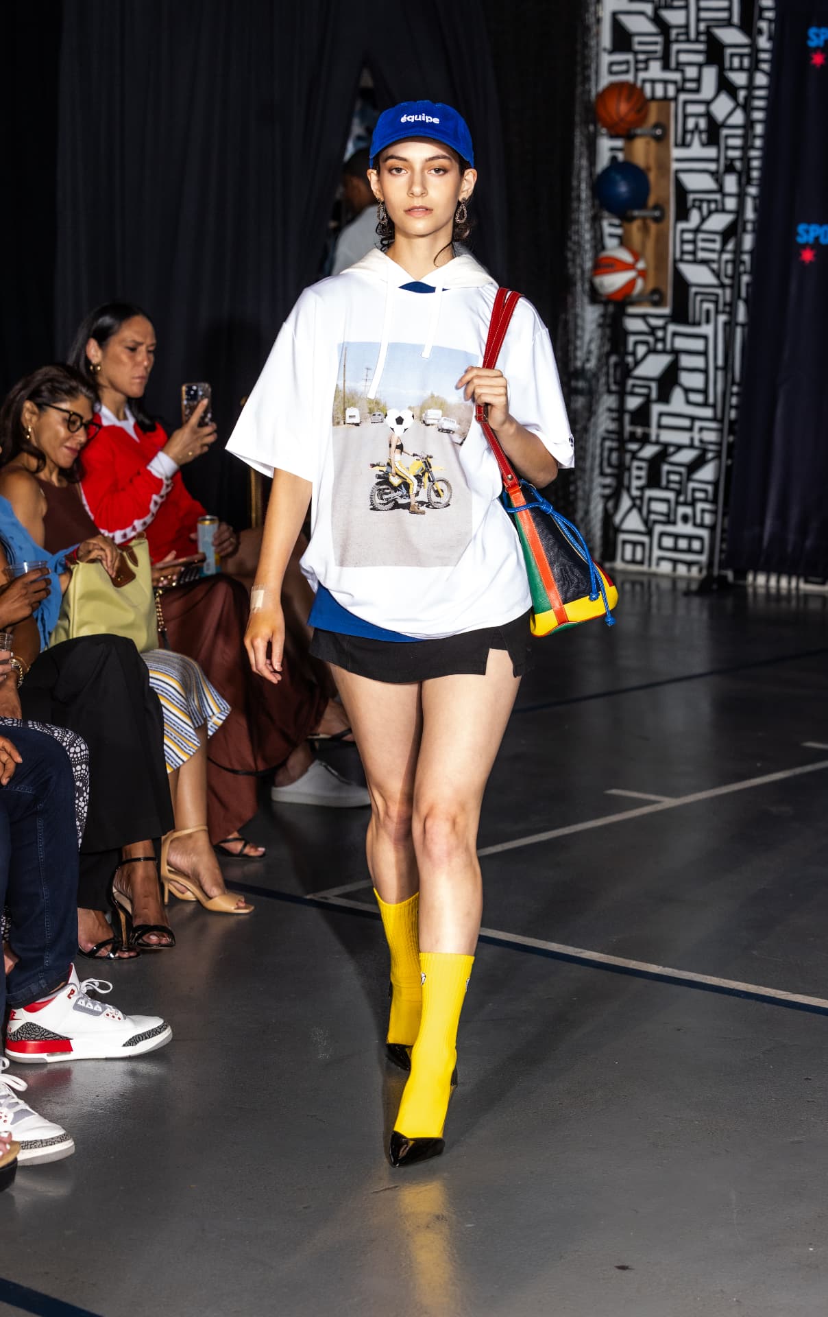 Model on the runway at The Tunnel Walk fashion show